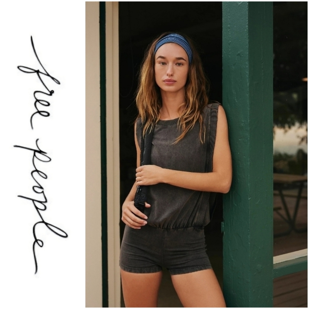 NWT Free People Movement Hot Shot Shortsie "Sold Out Online" Sz XL